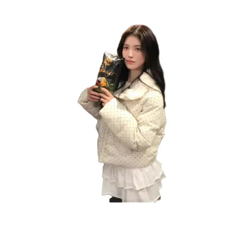 BONAS Экрю Женские пуховики