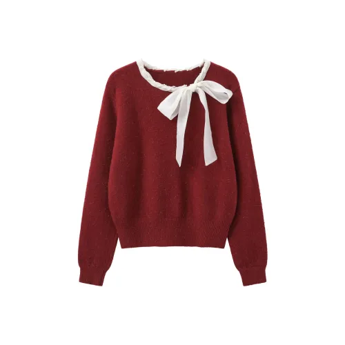 Another alley Рождественский красный Женский трикотаж