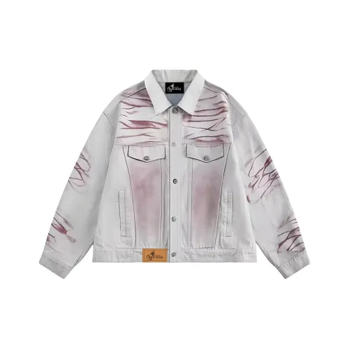 PAINT STAIN Деним Куртка Унисекс