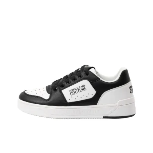 VERSACE JEANS COUTURE Логотип Starlight Низкие Кроссовки для скейтбординга Мужские Черные