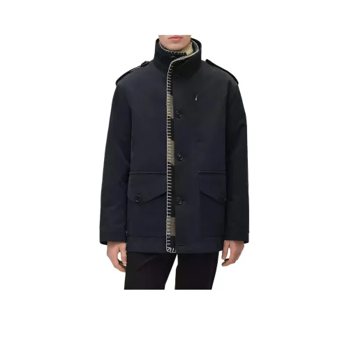 HERMES Синий Мужской Парки