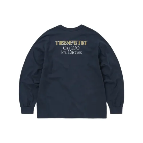 Thisisneverthat FW25 CIRCA 2010 L S футболка Темно-синий Синий T рубашка Унисекс
