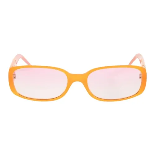 CASABLANCA Ацетат Квадратные Солнцезащитные очки Мужские Оранжевые Красные