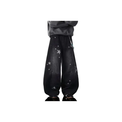 HIPHOPPUNKS Мужские черные джинсы