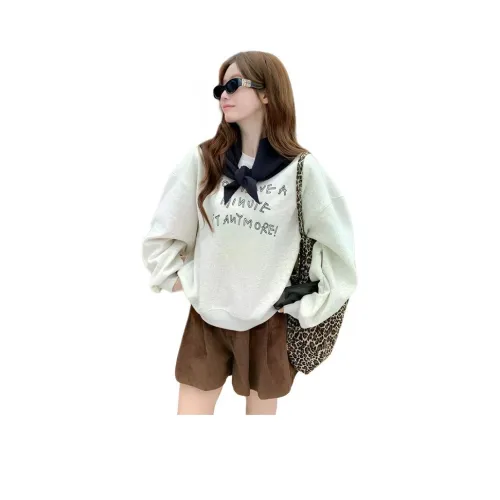 PZHK Светлый Фотиния Серый с флисовой подкладкой и шарфом женские свитшоты