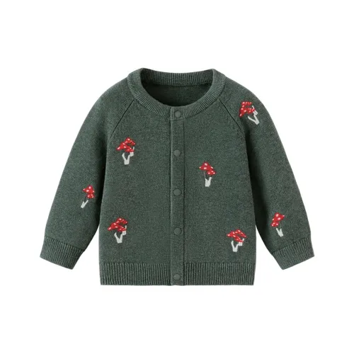 Babylove Heather Sand Green Baby Sweaters