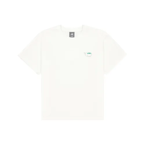 New Balance совместный бренд SS25 T-рубашка Женская Морская соль Белый