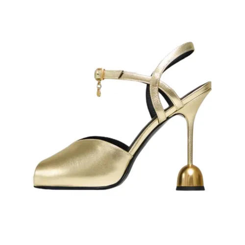 VANDA NOVAK Marilyn Нестандартный каблук Высокие каблуки 11 см Женские Золотой