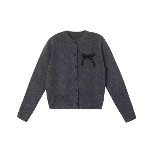 Wang Leshi Серый Женский Трикотаж