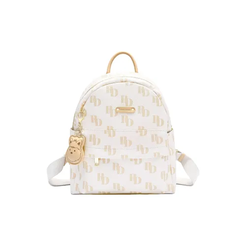 ROSEDAWN ПВХ Рюкзак Стандартный Женский Абрикосовый Кремовый Желтый