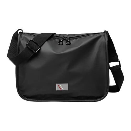 MUYKUY Износостойкая ткань Сумка через плечо Стандартная Мужская Черная Серая