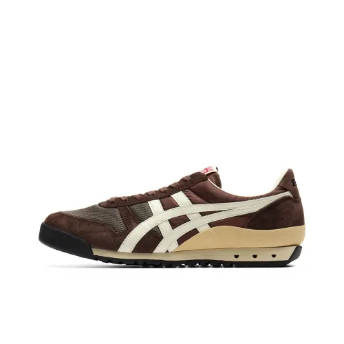 Onitsuka Tiger Ultimate 81 Устойчивый к истиранию Низкий Топ Повседневная обувь Унисекс Коричневый