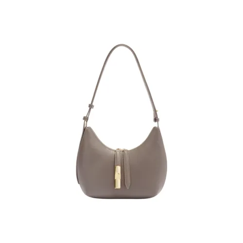 Furla GOCCIA NIGHT Телячья кожа с Sidney Телячья кожа Сумка на плечо Женская Городская серый