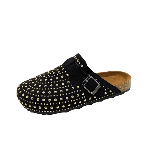 Wuji Резиновые закрытые носок с пробковой стелькой тапочки для женщин