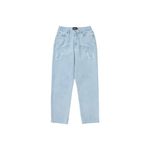 AJOBYAJO FW25 Gun промытые джинсы мужской