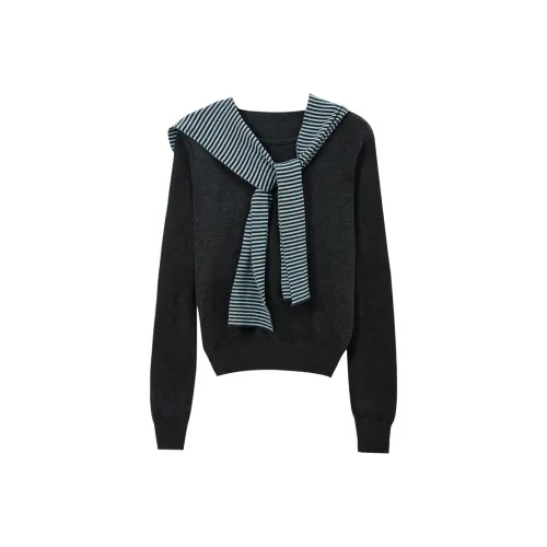 SUSANSAN Серый Женский Трикотаж