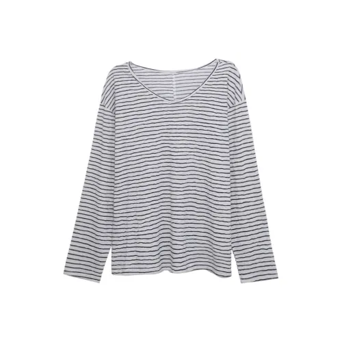 UNSPECIFIED Стандартный Мини Полоска Рубашка Женская