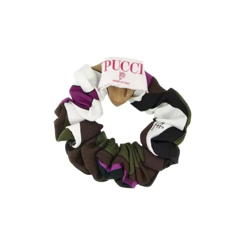 EMILIO PUCCI Резинки-спирали для волос Женские Зеленый