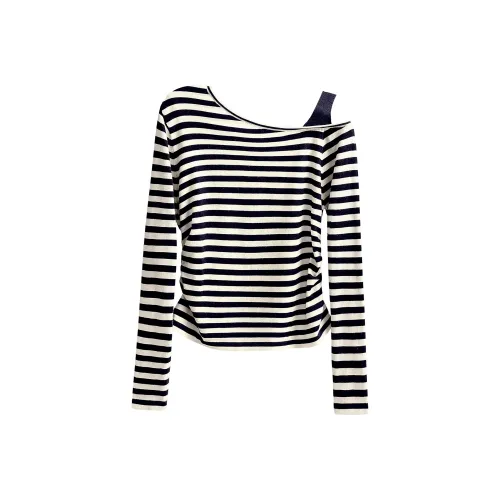 TOUCH Трикотаж Женский Темно-синий Полосы