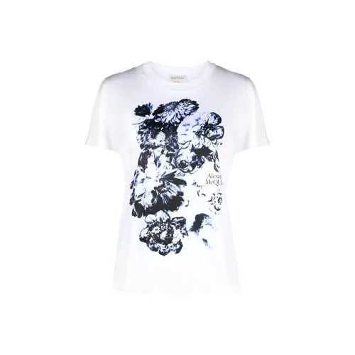 Alexander McQueen T-рубашка Женская Белая