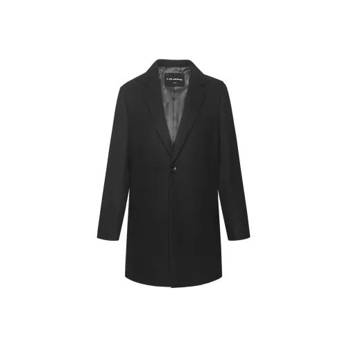 LESS IS MORE Черный 24DYR3011Y Мужское пальто