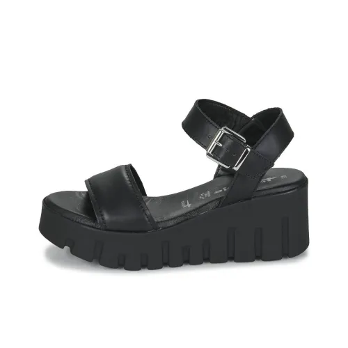 Tamaris One Ремешок Сандалии 6,5 см Женские Черные