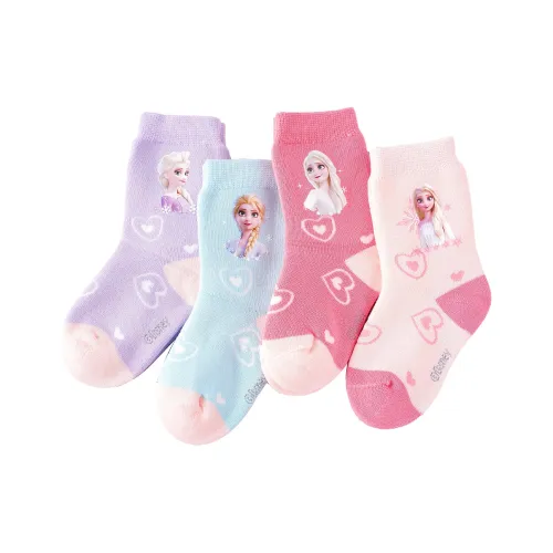 DISNEY FROZEN Осенние и зимние носки для детей 4 штуки смешанные цвета