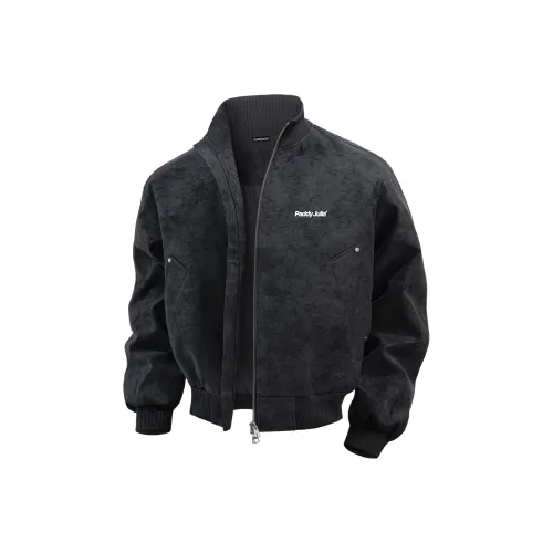 Paddy Julia Кожа Куртка Унисекс