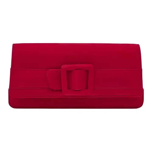 MANOLO BLAHNIK Lambskin Одно Плечо Клатч Женский Красный