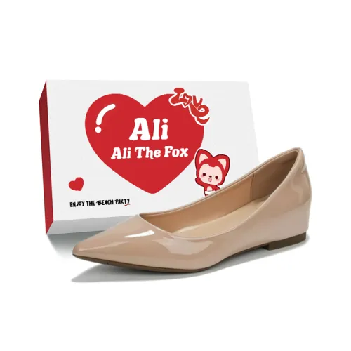 Али Тх Фокс Заостренный носок Простой Минималистский стиль Французский Элегантный Классический и Универсальный Повседневная обувь Женская
