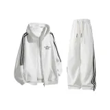 Белый Фотиния Серый Свитшот + Белый Фотиния Штаны