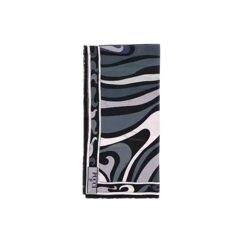 EMILIO PUCCI SEta Палантины Унисекс Черный