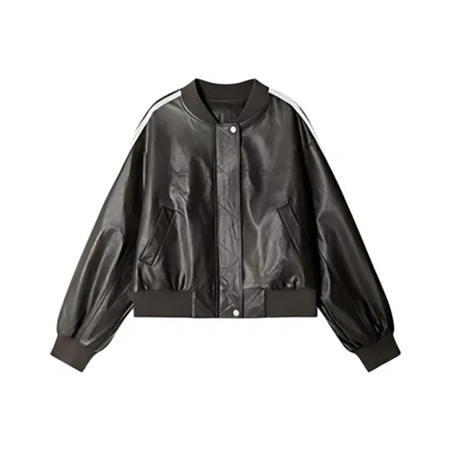 MA JOURNEE Темный кофейный цвет женские куртки