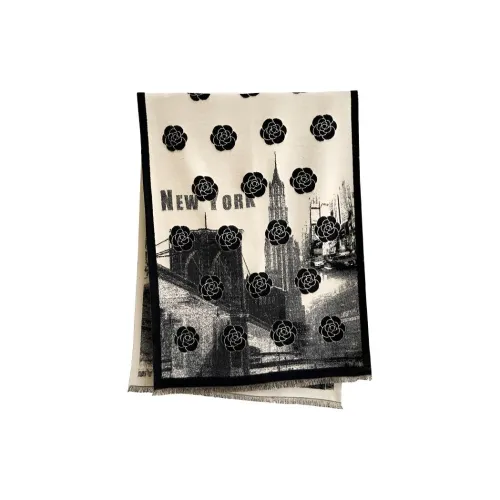 JW Искусственный кашемир Вязаные шарфы Женские