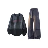 Свитшот голубого и серого цвета + штаны