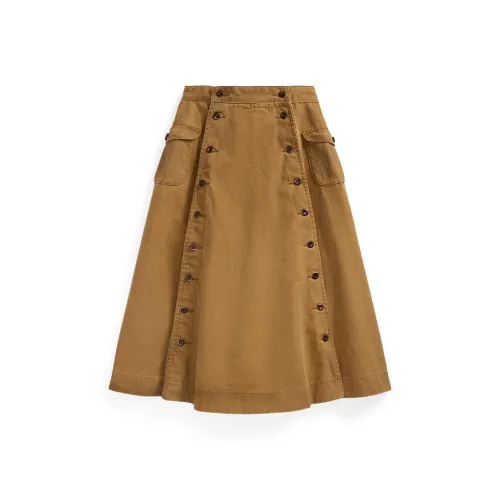 Double RL CAMEL Женские Повседневные Брюки