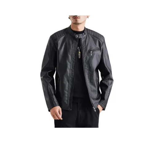 EMINU Мужские кожаные куртки