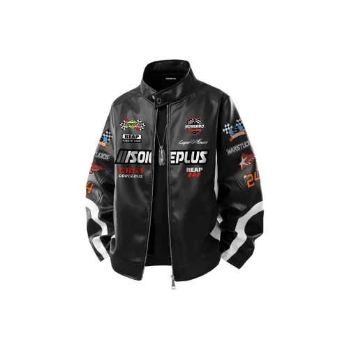 SOIE Унисекс Кожаные куртки