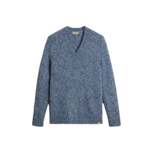 WOOLRICH Ocean Blue Мужские Свитера