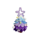 Твист Stick Материал Сумка Фиолетовый Виноградный Градиентный Рождество Деревья Украшение