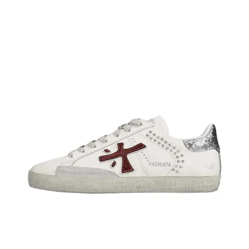PREMIATA Stevend Легкий Низкий Топ Повседневная Обувь Унисекс Белый