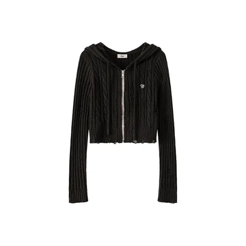 CHUU Черный Женский Трикотаж