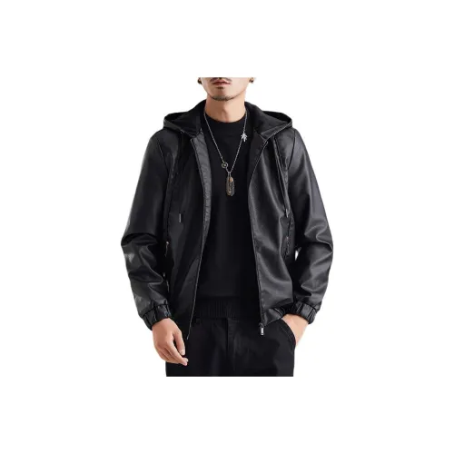 EMINU Мужские кожаные куртки