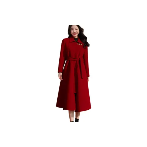 BONAS Red Women's Coat BONAS Красный Женский Пальто
