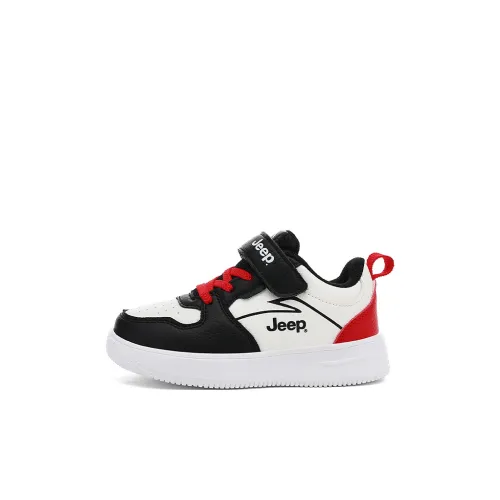 JEEP Air Force One Детские Скейтбординги Низкий Топ Черный Красный Kids