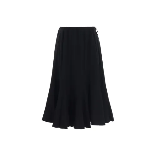 Yohji Yamamoto Femme FW25 Фланель ERINGI Юбка Повседневная Длинная Юбка Женская