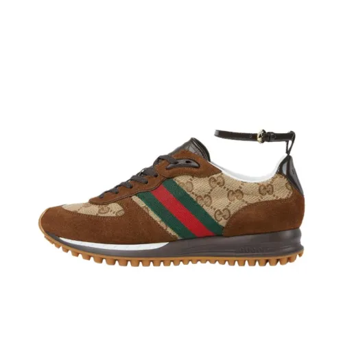 GUCCI RE Motion Low Топ Повседневная обувь Женская Коричневая