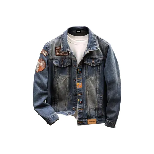 TESTUNG Синий Унисекс Куртки