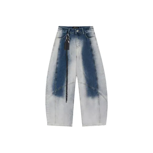 WELTER EXPERIMENT Blue Unisex Jeans