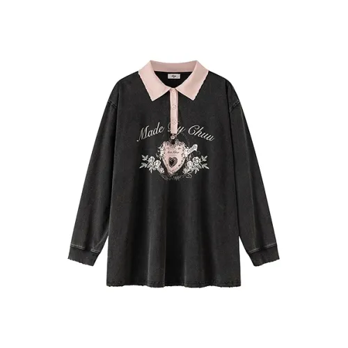 CHUU Carbon Gray Женские T-рубашки